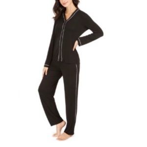 Alfani Contrast Seam Pajama Set